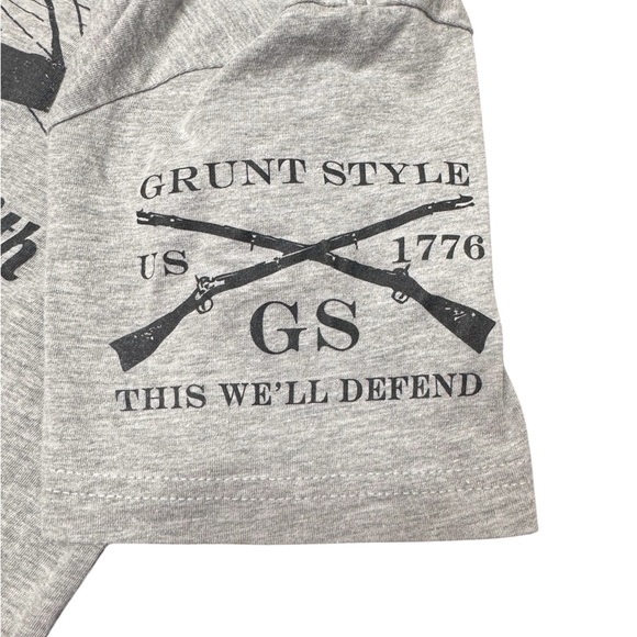 NWOT Grunt Style Military Barbers fitted crew neck T-shirt Size S - Picture 4 of 8